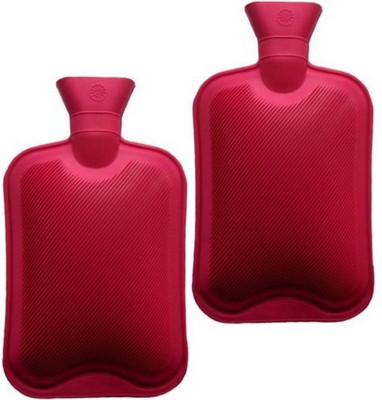 

OneRetail RE11 Buy 1 Get 1 Free Hot Water Bottle/Bag For Pain Relief Pack of 2 Non Electric Rubber Water Bag 1 L Hot Water Bag(Red)