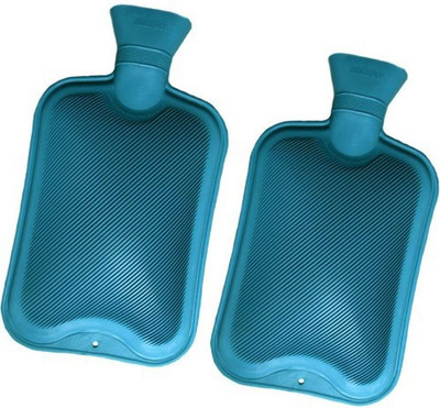 

STOCKHAWKERS HQ12 Rubber Hot water Pack of 2 pcs - Non-Electrical Hot Water Bag Water Bag 1 L Hot Water Bag(Blue)