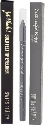 

Swiss Beauty Combo Of Black Penliner and Smoky Kajal(smoky, black)