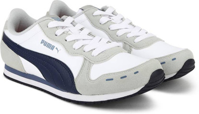 

Puma Boys & Girls Lace Sneakers(White, White-peacoat