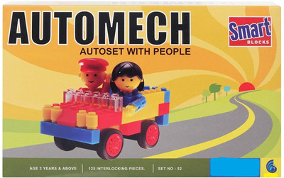 Fun Villa Automech Block Set(Multicolor)