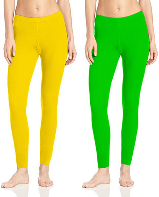 Lili Ankle Length  Western Wear Legging(Multicolor, Solid)