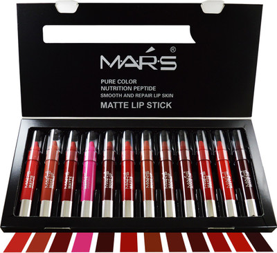 

Mars Fashion Color Show Lipstick-M9006B Pack of 12(Multicolor)