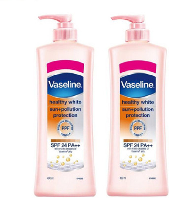 

Vaseline Healthy White Lightening Body Lotion 400ml X2(800 ml)