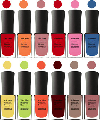 

Aroma Care Purple Nail Polish Combo 1406201620 Multicolor(Pack of 12)