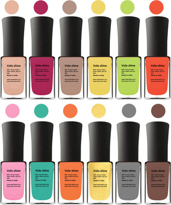 

Aroma Care Orange Nail Polish Combo 1806201622 Peach, Orange, Mauve, Pink, Peach, Pink, Yellow, Blue, Magenta, Yellow, Orange, Neon Green(Pack of 12)