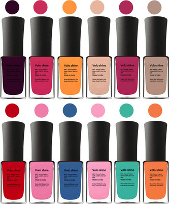 

Aroma Care Green Nail Polish Combo 17061608 Red, Pink, Blue, Magenta, Light Pink(Pack of 12)