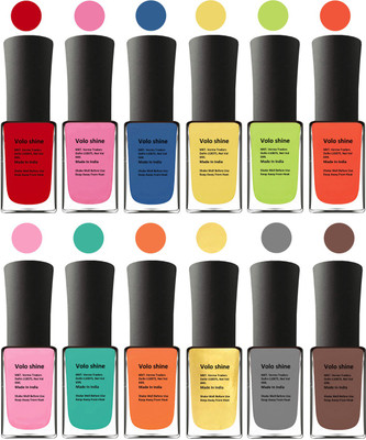 

Aroma Care Orange Nail Polish Combo 1806201628 Yellow, Blue, Magenta, Yellow, Orange, Neon Green, Light Pink, Green, Orange, Silver, Golden, Orange(Pack of 12)