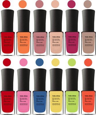 

Aroma Care Yellow Nail Polish Combo 1406201614 Multicolor(Pack of 12)