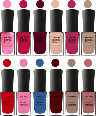 

Aroma Care Orange Nail Polish Combo 1806201603 Peach, Orange, Mauve, Pink, Peach, Pink, Yellow, Blue, Magenta, Yellow, Orange, Neon Green(Pack of 12)