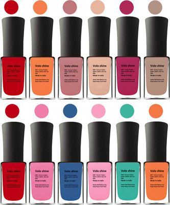 

Aroma Care Green Nail Polish Combo 1406201615 Multicolor(Pack of 12)
