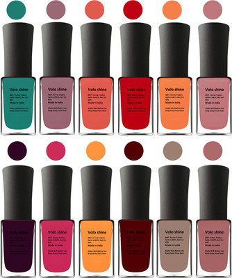 

Aroma Care Purple Nail Art Combo 1106201615 Green, Brown, Orange, Red, Orange, Pink, Red, Purple, Pink, Red, Nude, Peach(Pack of 12)