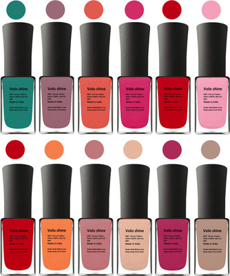 

Aroma Care Purple Nail Art Combo 1106201603 Green, Brown, Orange, Pink, Purple, Red, Red, Orange, Pink, Pink, Peach, Pink(Pack of 12)