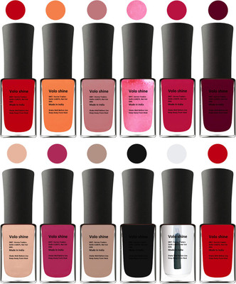 

Aroma Care Top Coat Nail Polish Combo 1406201612 Multicolor(Pack of 12)