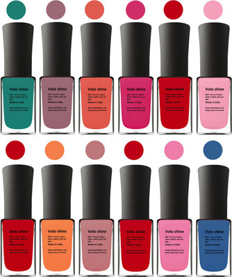 

Aroma Care Orange Nail Paint Combo 1106201604 Green, Brown, Orange, Pink, Purple, Red, Red, Orange, Pink, Yellow, Blue, Magenta(Pack of 12)