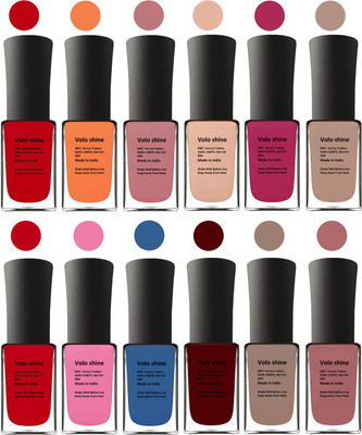 

Aroma Care Purple Nail Polish Combo 1406201616 Multicolor(Pack of 12)