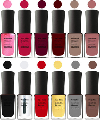 

Aroma Care Orange Nail Polish Combo 1806201615 Peach, Orange, Mauve, Pink, Peach, Pink, Yellow, Blue, Magenta, Yellow, Orange, Neon Green(Pack of 12)