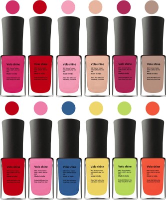 

Aroma Care Yellow Nail Polish Combo 1306201622 Pink, Purple, Red, Pink, Peach, Pink, Yellow, Blue, Magenta, Yellow, Orange, Neon Green(Pack of 12)