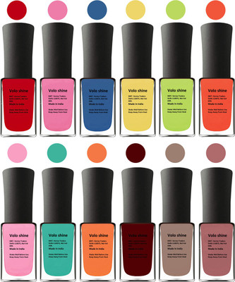 

Aroma Care Orange Nail Polish Combo 1806201626 Yellow, Blue, Magenta, Yellow, Orange, Neon Green, Light Pink, Green, Orange, Red, Nude, Peach(Pack of 12)