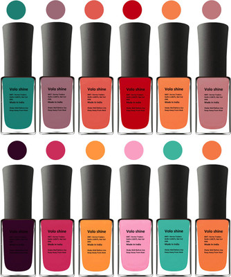 

Aroma Care Red Nail Paint Combo 1106201614 Green, Brown, Orange, Red, Orange, Pink, Red, Purple, Pink, Light Pink, Green, Orange(Pack of 12)
