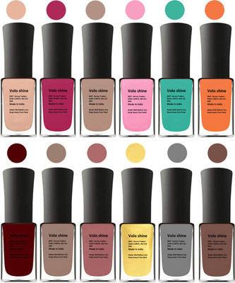 

Aroma Care Orange Nail Polish Combo 1806201624 Peach, Orange, Mauve, Pink, Peach, Pink, Yellow, Blue, Magenta, Yellow, Orange, Neon Green(Pack of 12)