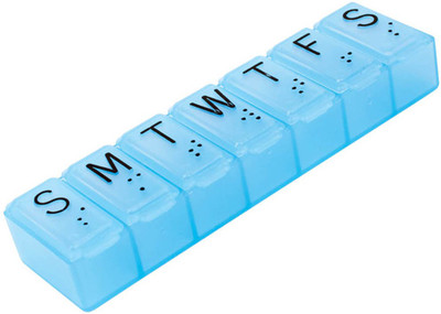 

Auf 7 Days Weekly Tablet Pill Medicine Box Holder Storage Organizer Container Case Pill Box(Random)