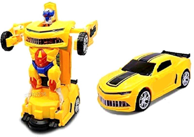 

Browner Transformer Robot Converting To Super Car Transforming Toy For Kids (Multicolor) (Yellow)(Yellow)