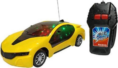 

Browner yellow racing Car For childrens(Yellow)