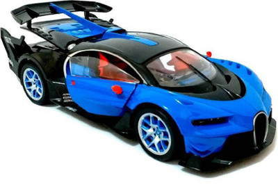 eEdgestore Models Door Open remote control rechargeable car for kids(Blue)