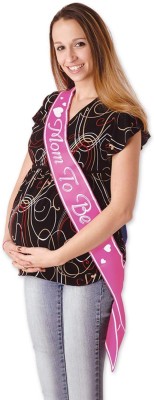 

Skylofts Mom to Be Sash for Baby Shower ,Mommy to Be Props for Party- Pink