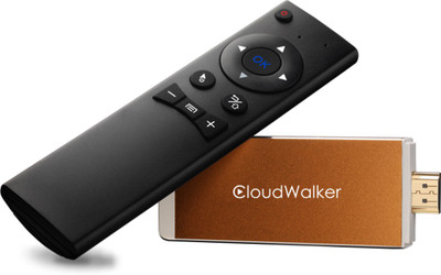

cloudwalker Smart Android Stick with Air Mouse Media Streaming Device(Gold)