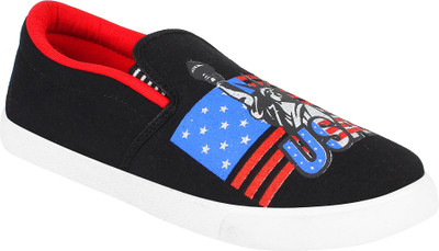 

SHOEFLY Multicolor-654 Canvas Shoes For Men(Red
