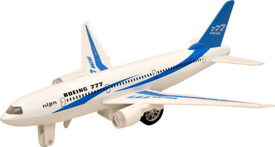 

Magic Pitara Alloy Airliner With Light , Music(White)