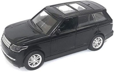 

KT BROTHERS 1:24 Scale Die Cast Pull Back SUV with Blinking Lights(Black)