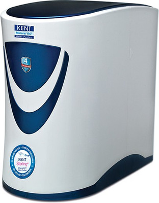 

Kent Sterling + Under-the-counter with in-built hydrostatic tank 6 L RO + UV + UF + TDS Water Purifier(White, Blue)