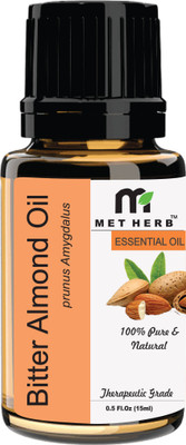 

metherb Bitter Almond Essential Oil-Luxurious and Premium, High Quality 100% Pure, Natural and Therapeutic Grade -(15 ml)