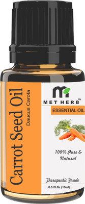 

metherb Carrot Seed Essential Oil - 100% Pure Natural & Undiluted For Skin care & Hair(15 ml)