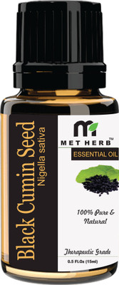 

metherb Black Cumin Seed Essential Oil - 100% Pure Natural & Undiluted For Skin Care & Hair Treatment(15 ml)