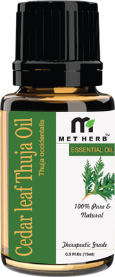 

metherb Cedarwood leaf Thuja Essential oil-Therapeutic Grade(15 ml)