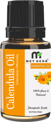 

metherb Calendula Essential Oil - 100% Pure Natural & Undiluted For Skin care & Hair treatment(15 ml)