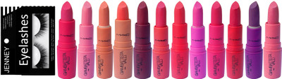 

jenney Eyelashes & Giambattista Lipstick (pack of 12)(Set of 13)