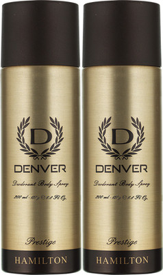 

Denver Prestige Combo Deodorant Spray - For Men(400 ml, Pack of 2)