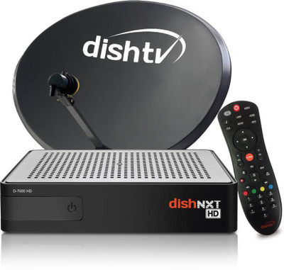 

Dish TV HD Set Top Box Connection with 1 Month Swagat Pack