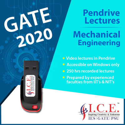 ICE GATE ICE GATE Mechanical Engineering (Video Lectures) - USB Course - 2020(pendrive)