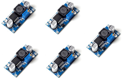 TechWiz 5 Piece LM2596 DC-DC Step-down Module Alternative Energy Electronic Hobby Kit