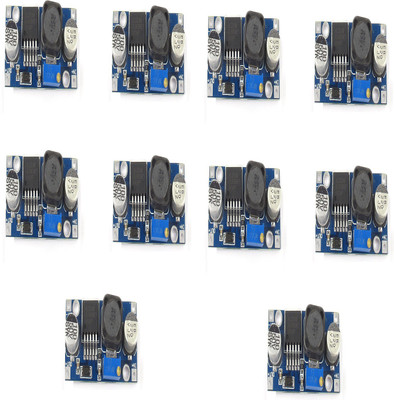 

TechWiz 10 Piece LM2596 DC-DC Step-down Module with Adjustable Buck Power Supply Module Alternative Energy Electronic Hobby Kit