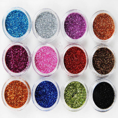 

Shopfleet 12 Pc MULTIPURPOSE Glittering Shimmer Powder For Nail and Eyes 10 ml(Multicolor)