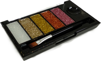 

EYEBLINK WHITESFR GLITTER SHINY 5 COLOR CREAM EYESHADOW PALLETE 5 ml(MULTICOLOR)
