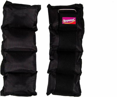 

Keyways BETS QUALITY 2 KG ANKLE WEIGHT PACK OF PAIR ( BLACK ) Black Ankle Weight(4 kg)