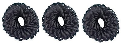 YASHANSH 3 BLACK RUFFLES HAIR EXTENSION Hair Extension